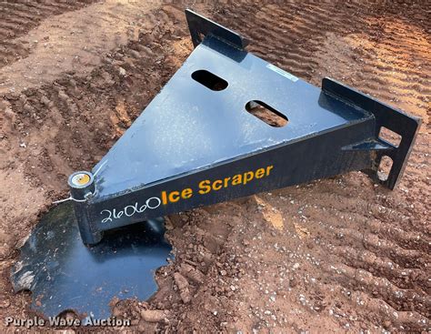 ice scraper skid steer|small scrapers for dirt moving.